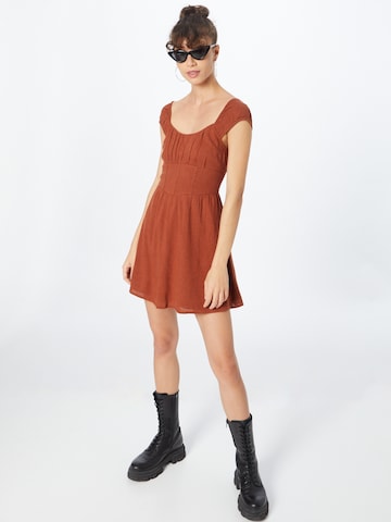 HOLLISTER Dress 'EMEA' in Brown