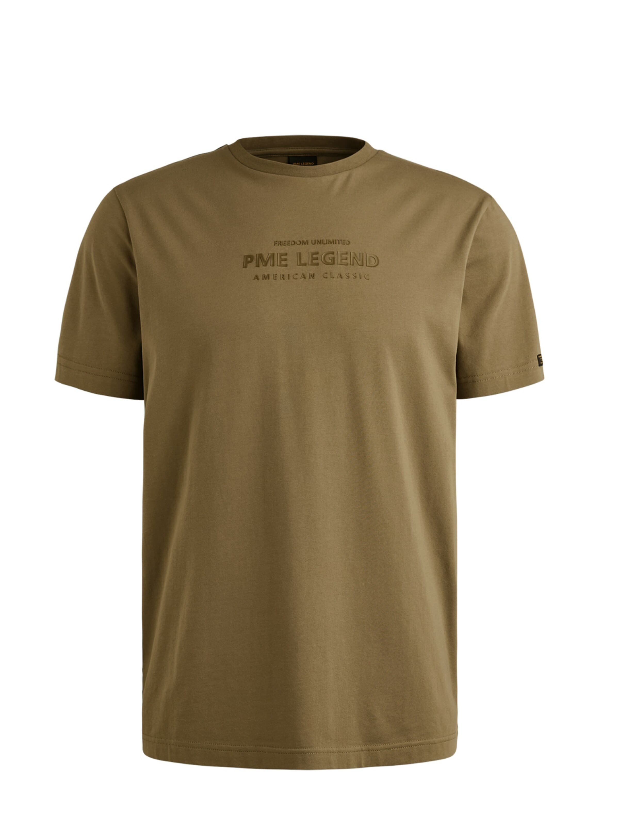 T-shirt 'PME Legend - Heren t-shirt' Pme-Legend en marron : devant