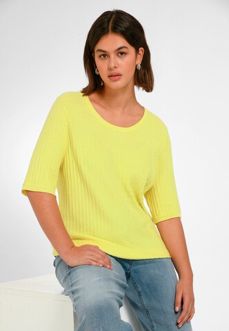 Pull-over Emilia Lay en jaune : devant