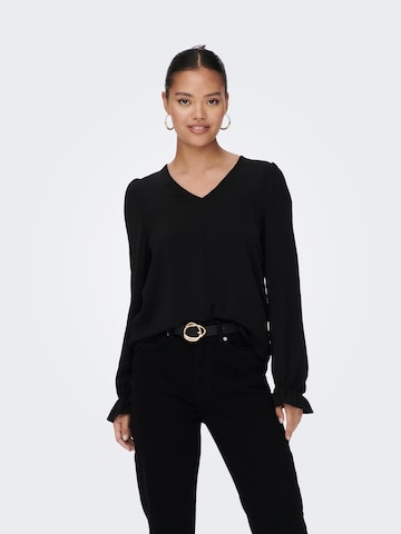 ONLY - Blusa 'METTE' en negro: frente