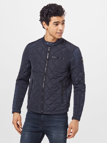 REPLAY Regular fit Tussenjas in Blauw: voorkant