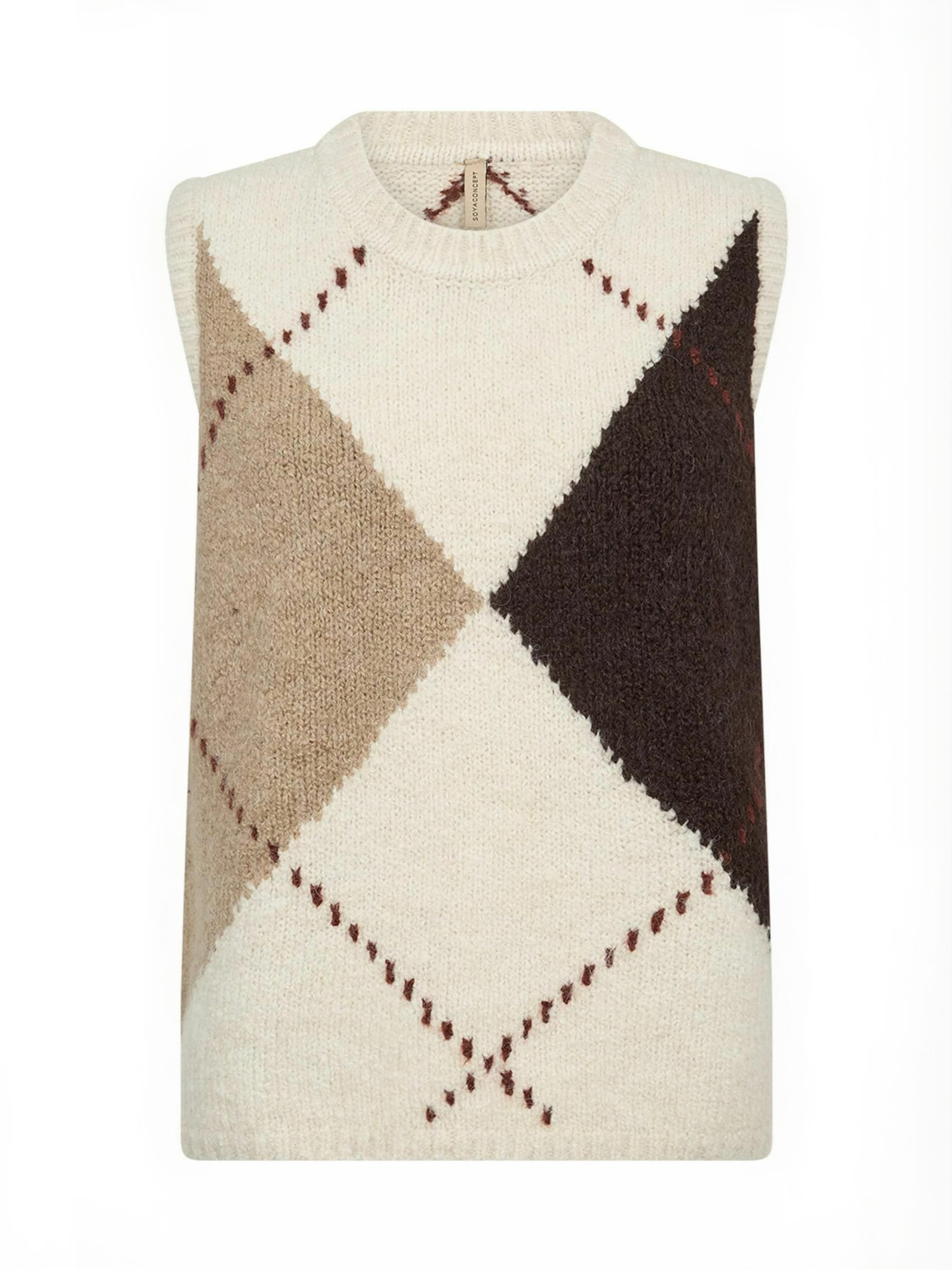 Soyaconcept Vest ' SC-HACER ' in Beige: Vorderseite