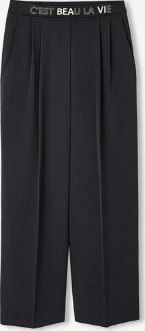 Ipekyol Pleat-Front Pants in Black: front