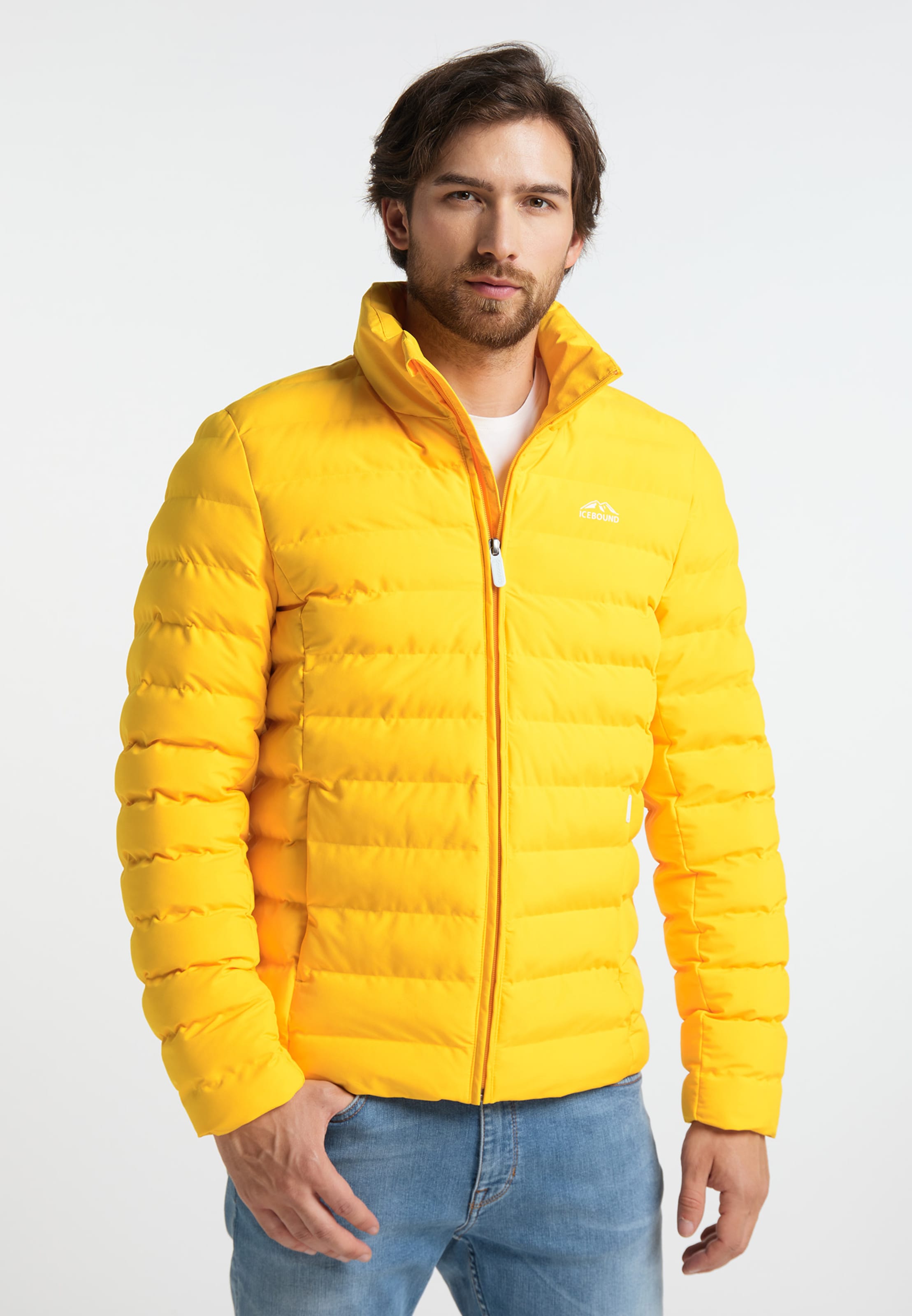 Männer Jacken ICEBOUND Winterjacke in Gelb - AE95941 Männer Jacken ICEBOUND Winterjacke in Gelb - AE95941