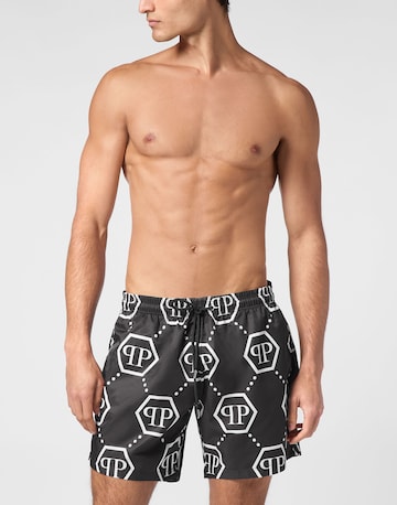Philipp Plein - Calções de banho em preto