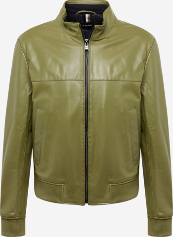 BOSS Black Between-Season Jacket 'Mapson' in Green: front
