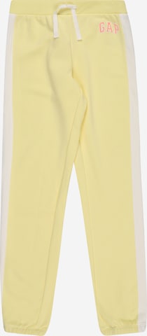 GAP Kalhoty – žlutá: přední strana