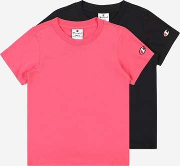 Champion Authentic Athletic Apparel Shirt in Roze: voorkant