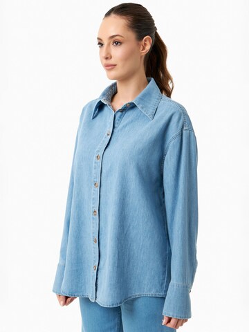 Organication Bluse in Blau