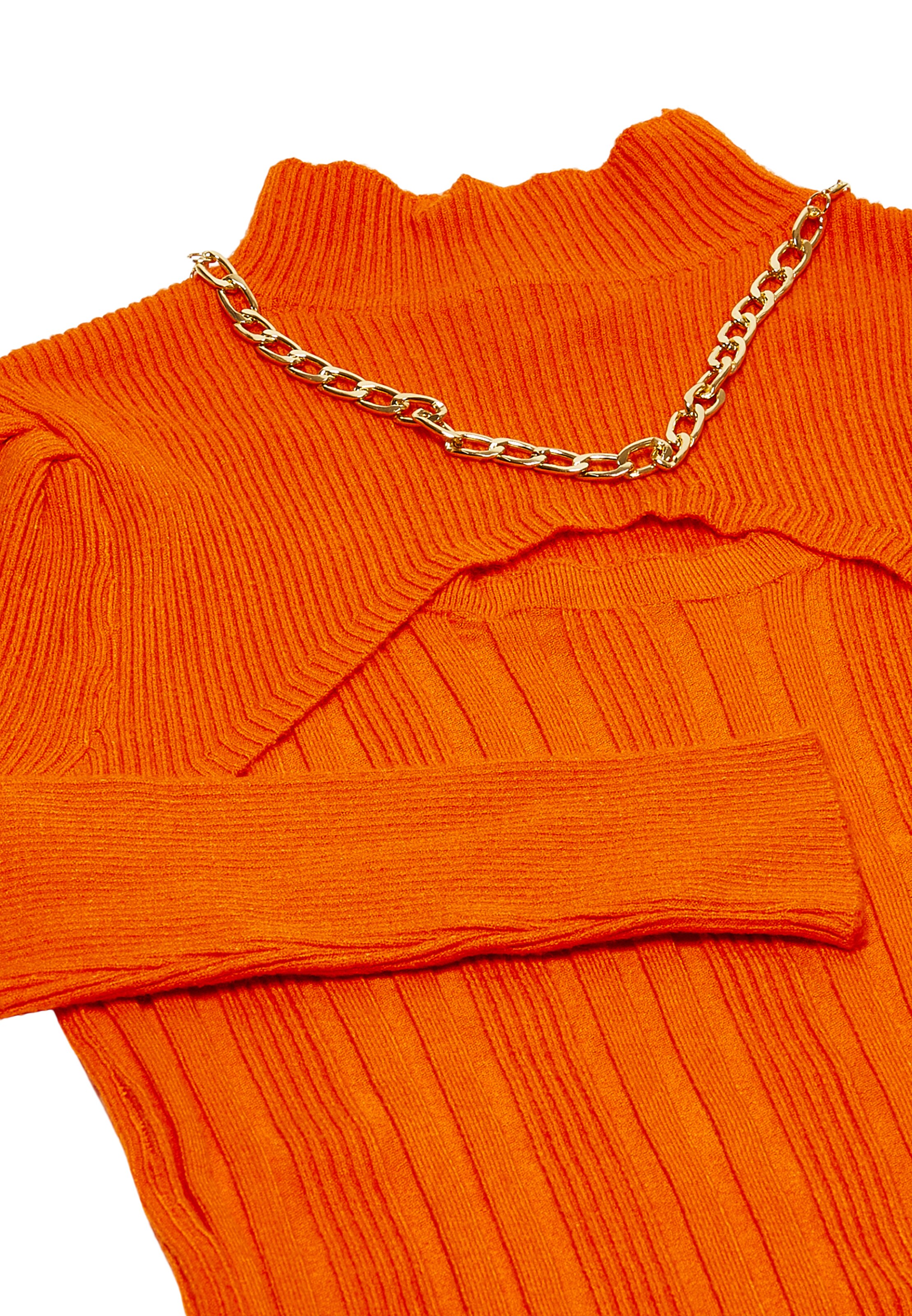 Pullover di nascita in arancione