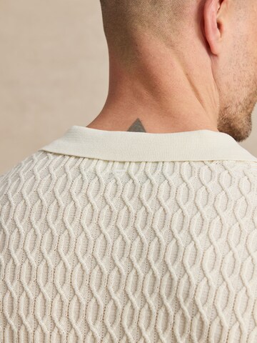 DAN FOX APPAREL Regular fit Πουκάμισο 'Domenic' σε λευκό