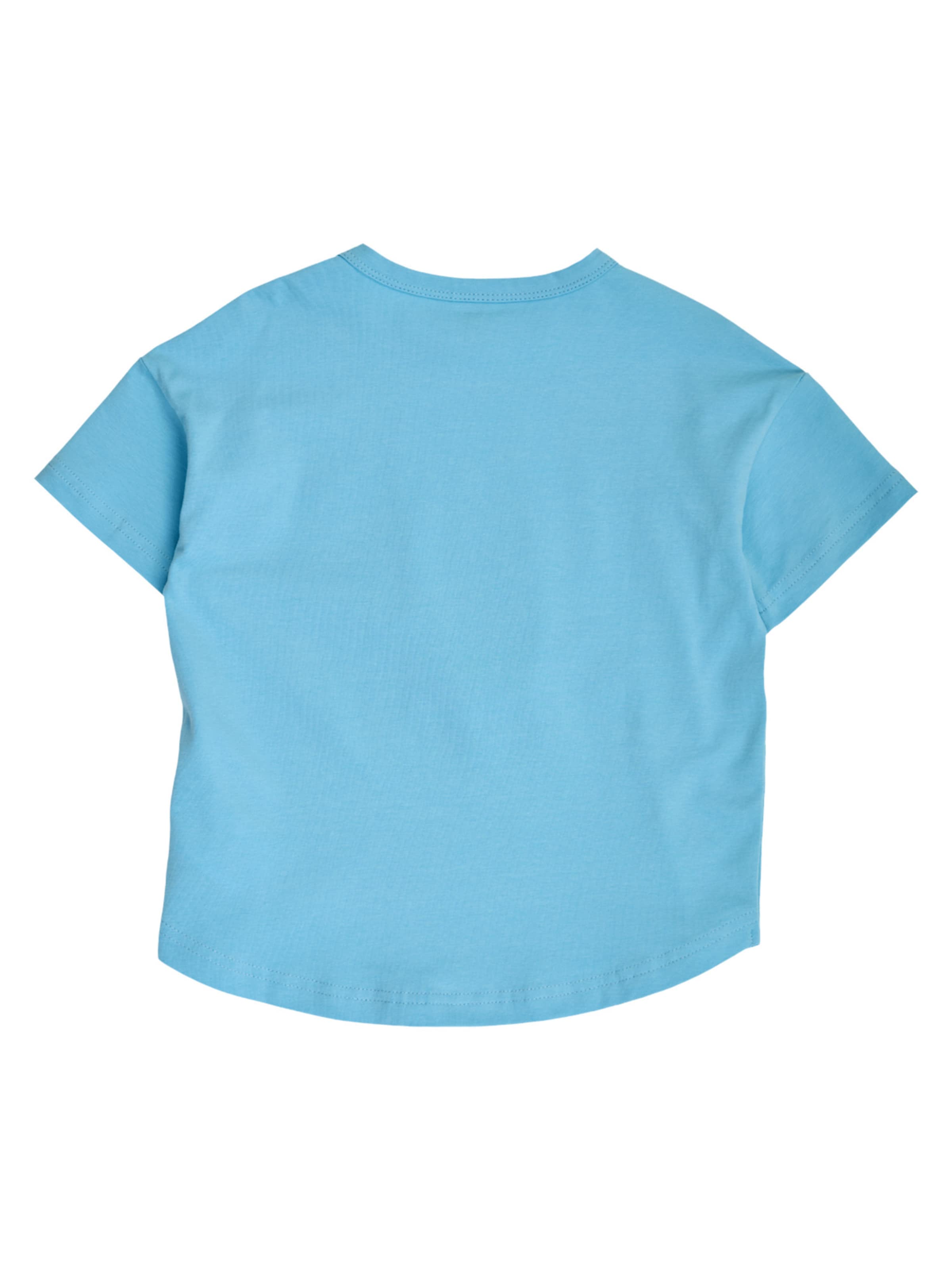 T-Shirt Fred's World by GREEN COTTON en bleu