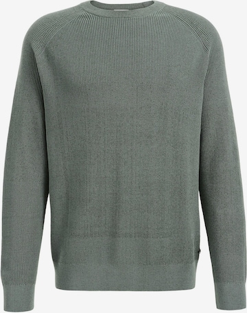 WE Fashion Sweater in Green: front