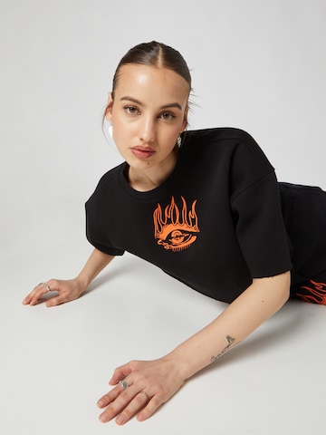 VIERVIER Sweatshirt 'Lina' in Black