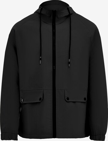 VANNE Between-Season Jacket in Black: front