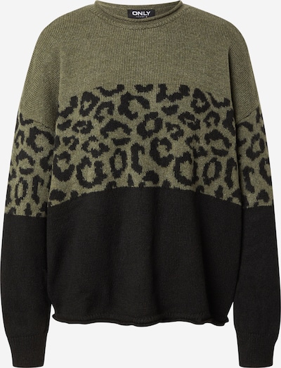 ONLY Pulover 'ONLJADE' u zelena / crna, Pregled proizvoda
