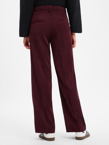 Wide Leg Pantalon Cambio en violet