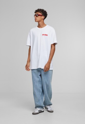 T-Shirt 'Days Before' MT Upscale en blanc