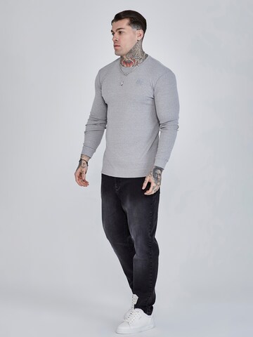 T-Shirt 'Marl ' SikSilk en gris