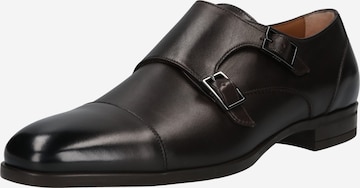 BOSS Black Lace-up shoe 'Kensington Monk' in Brown: front