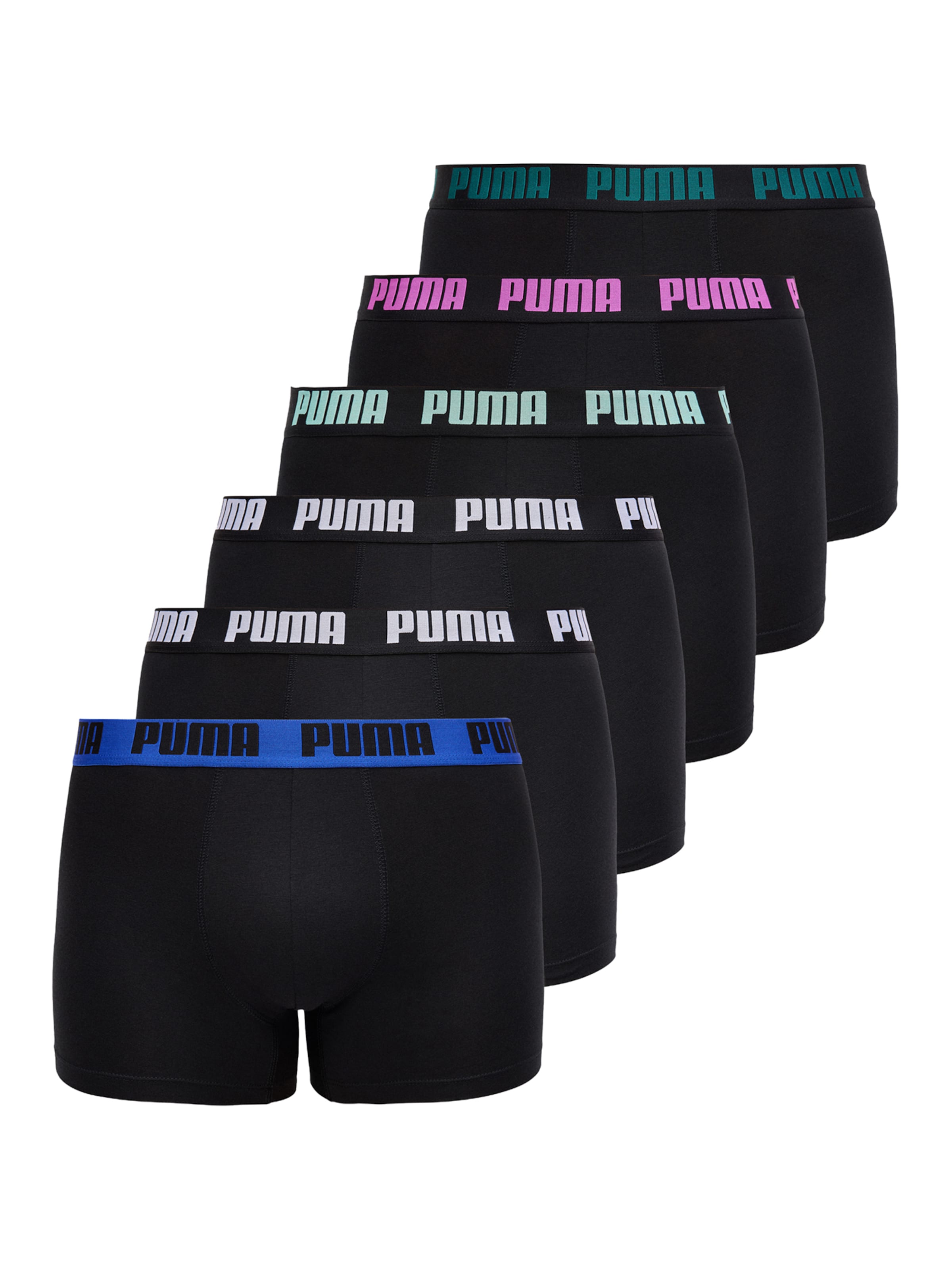 PUMA Boxershorts in Schwarz: Vorderseite