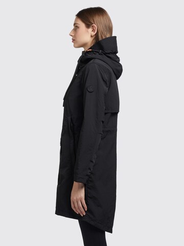 Manteau mi-saison 'Adda2' khujo en noir