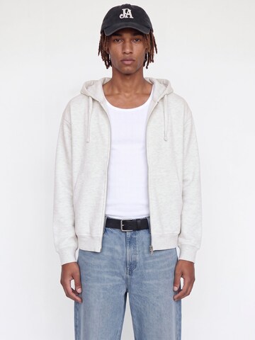 Veste de survêtement JACK & JONES en blanc : devant