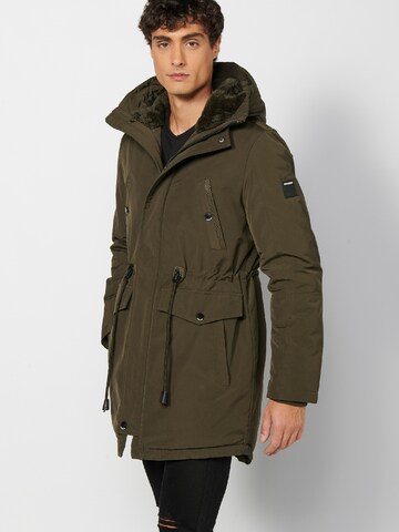 KOROSHI Winter parka in Green