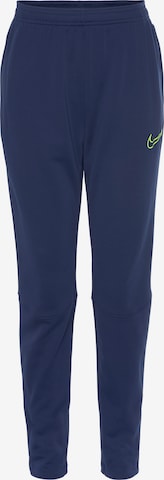 NIKE Regular Workout Pants in Blue: front