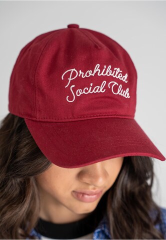 Prohibited Cap 'SC' in Red