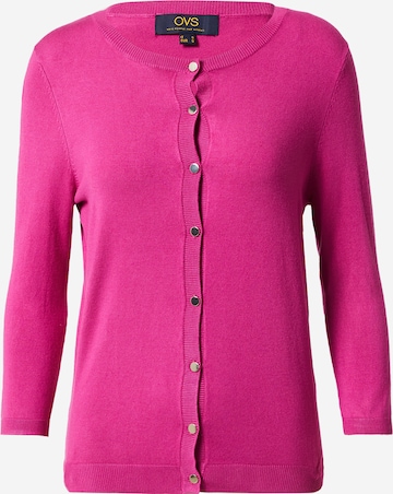 OVS Knit Cardigan in Pink: front
