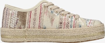 Rieker Lace-Up Shoes in Beige