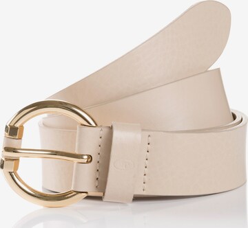 Ceinture 'JADE' TOM TAILOR en beige : devant