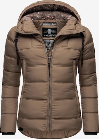 NAVAHOO Winter Jacket 'Renesmee' in Brown: front