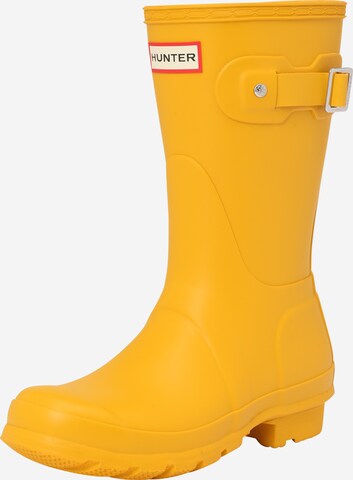 HUNTER Rubber boot in Yellow: front