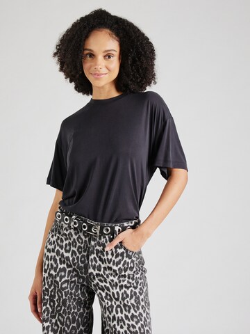PIECES Shirt 'ANORA' in Black: front