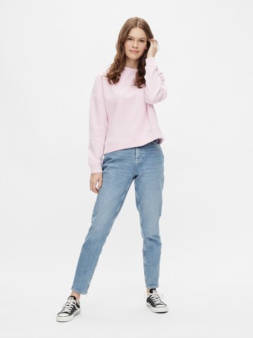 PIECES Sweatshirt 'PCCHILLI' in Lila