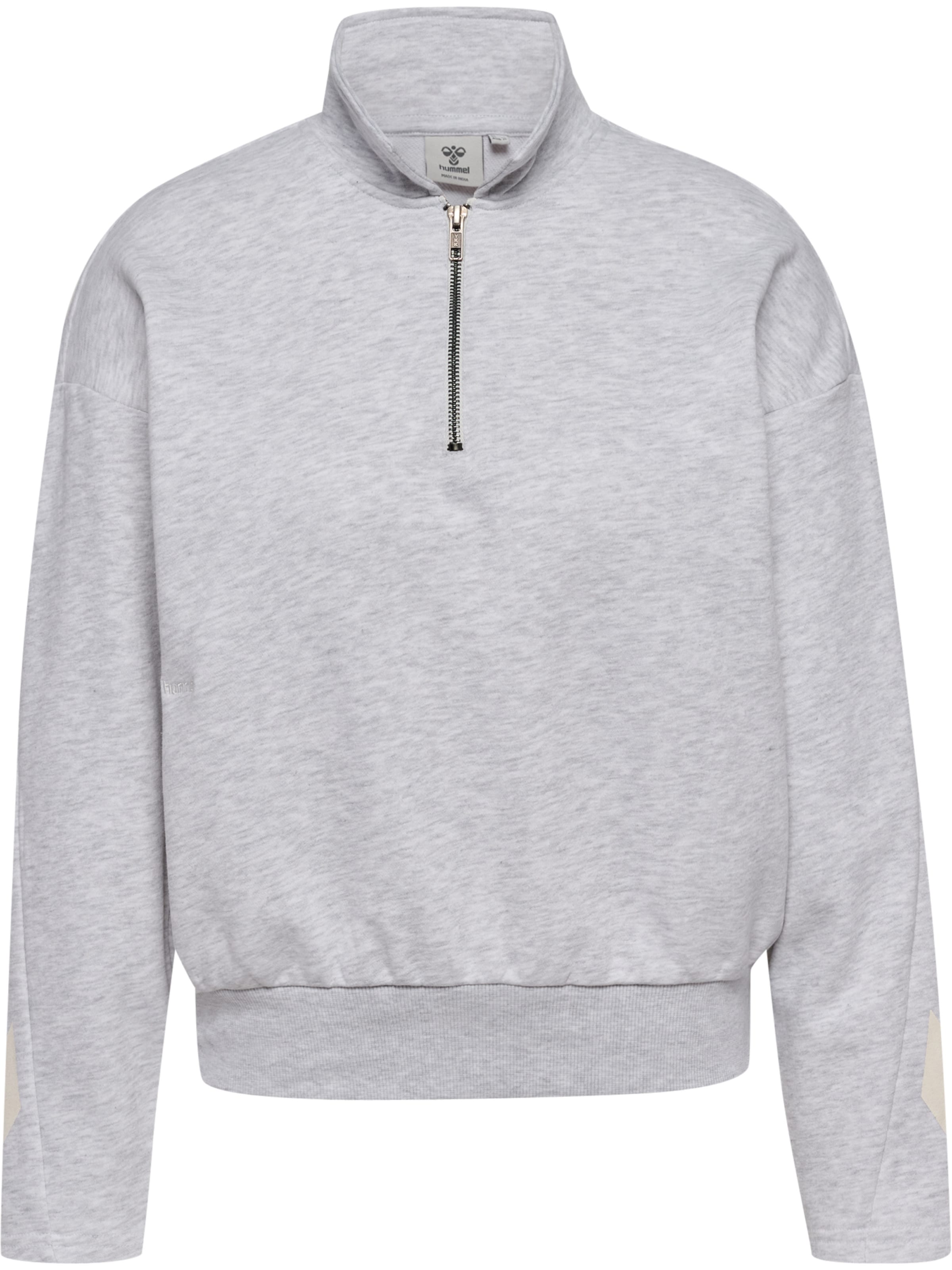 Hummel Sweatshirt in Grijs: voorkant