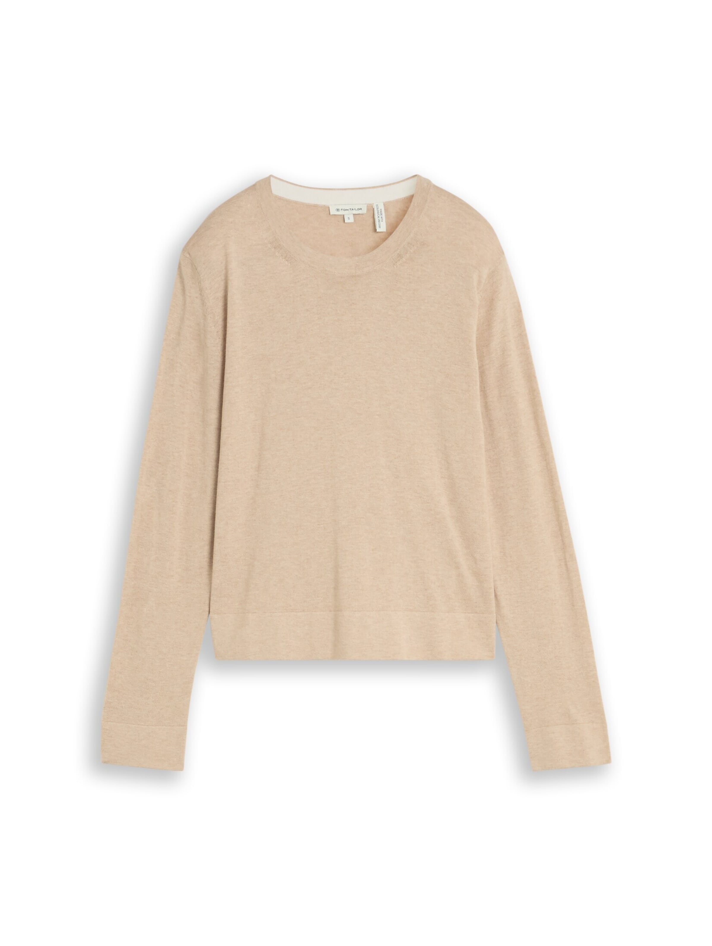 TOM TAILOR Pullover in Beige: Vorderseite