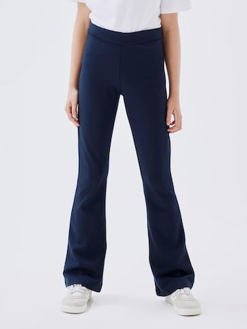 NAME IT Boot cut Pants 'Frikkali' in Blue: front