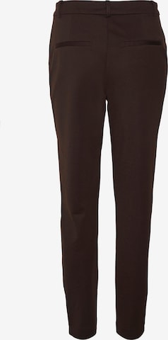 VERO MODA Tapered Pants 'Lucca Lilith' in Brown