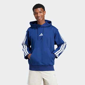 ADIDAS SPORTSWEAR Αθλητική μπλούζα φούτερ 'Essentials' σε μπλε: μπροστά