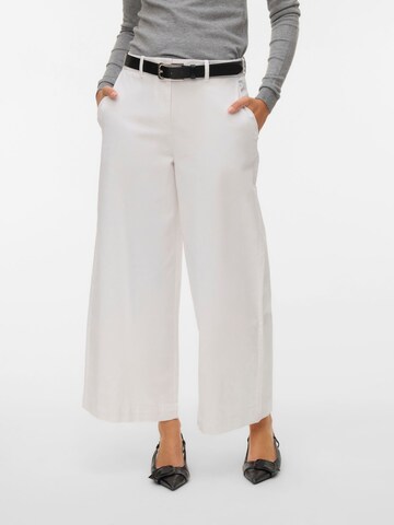 VERO MODA Wide Leg Hose 'AWVana' in Weiß: Vorderseite