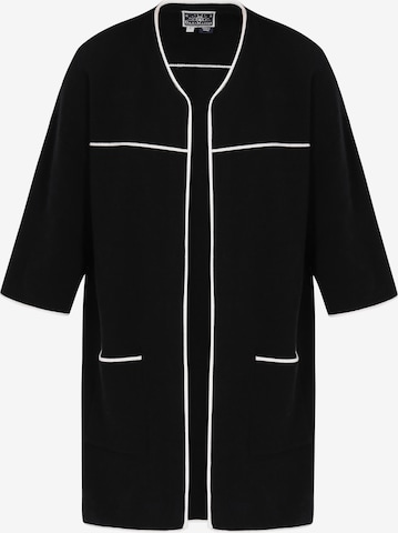 DreiMaster Maritim Neuletakki värissä musta: etupuoli