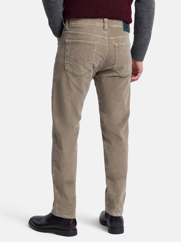 PIERRE CARDIN Regular Pants 'Futureflex Lyon' in Beige