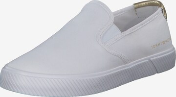 TOMMY HILFIGER Slip-Ons in White: front