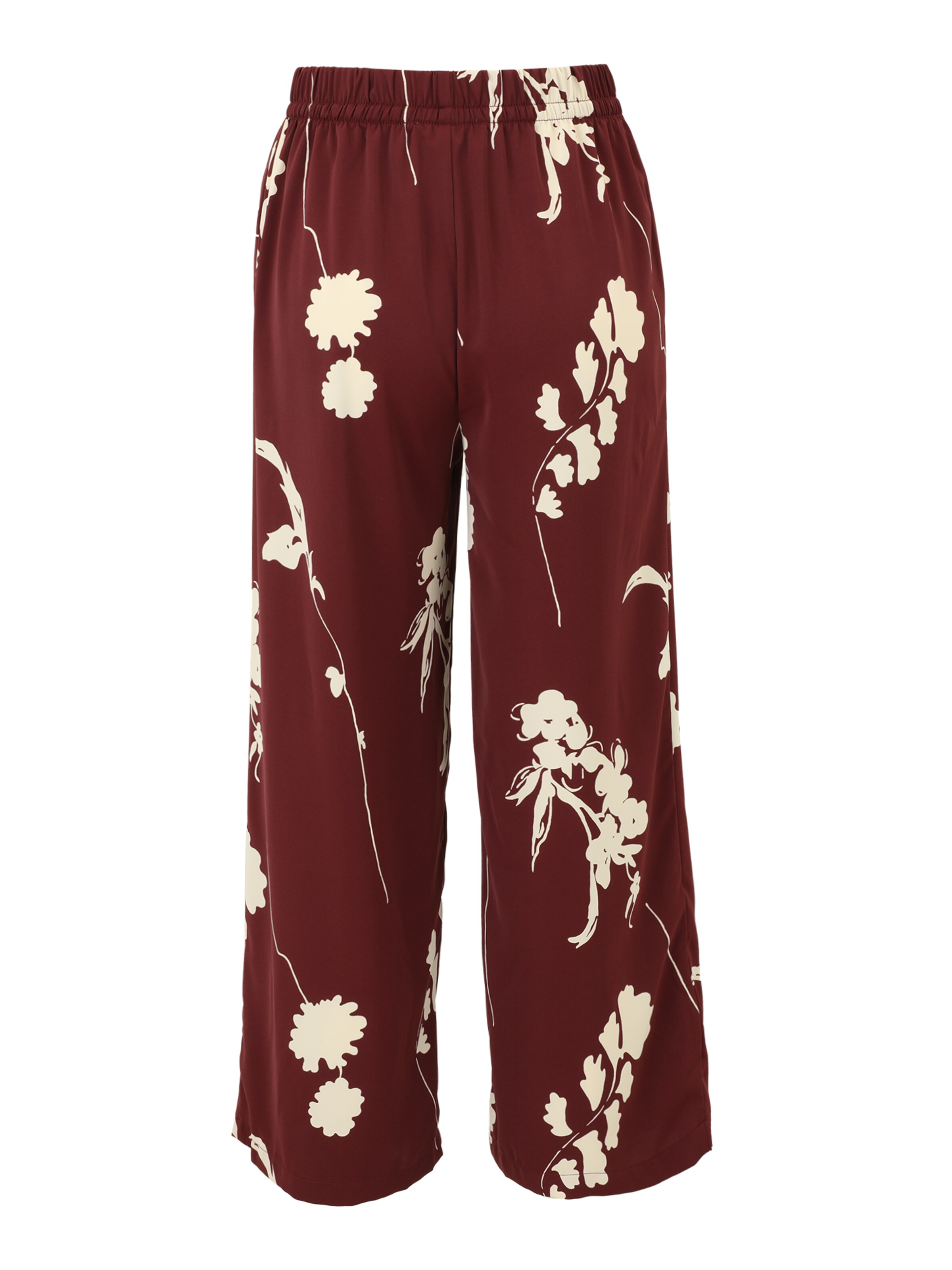 Only Petite Široke hlačnice Hlače 'ONLVILDA' | rdeča barva