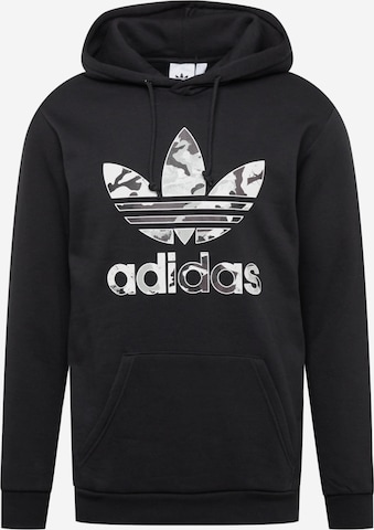 Sweat-shirt 'Camo Series Infill' ADIDAS ORIGINALS en noir : devant