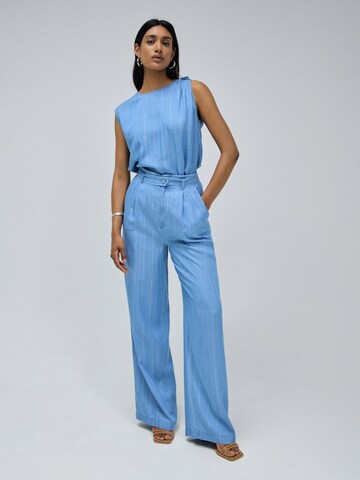 Salsa Jeans Wide leg Pleat-front jeans in Blue