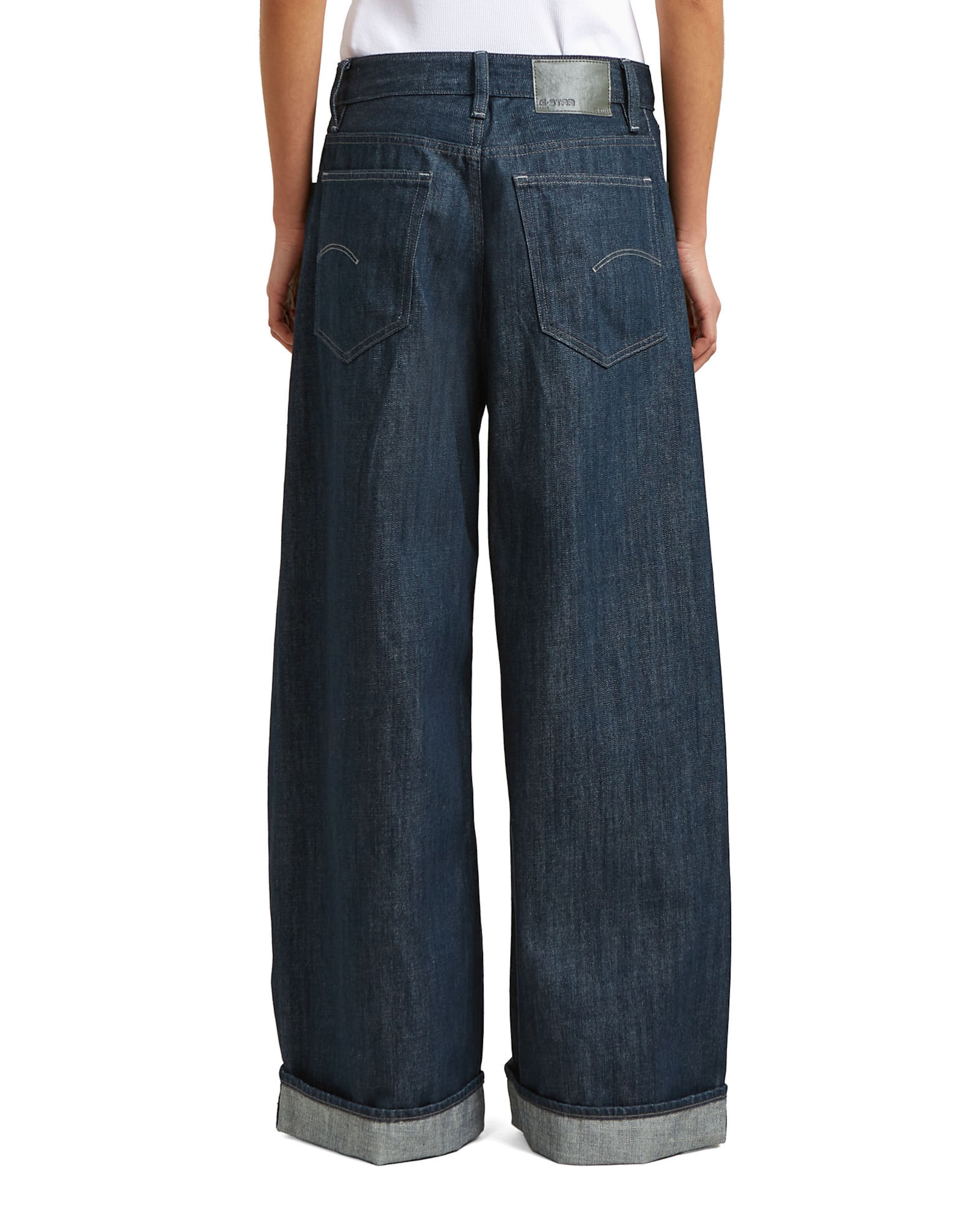 G-STAR Wide leg Jeans 'Roxx' in Blauw